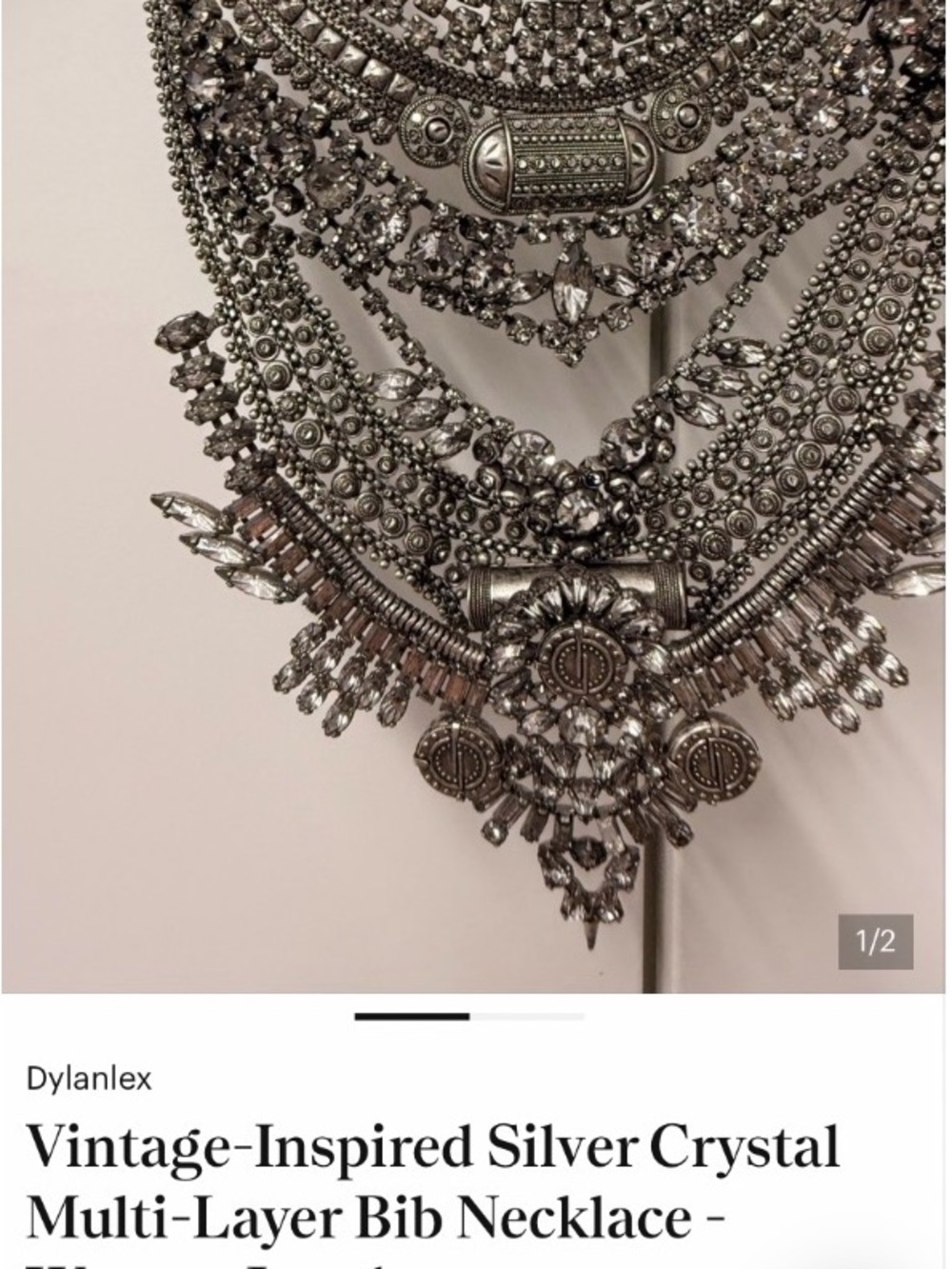 Fabulous Retired Vintage Dylanex “Falkor” Necklace - Picture 4 of 11